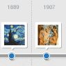 Top 7 Artists Timeline